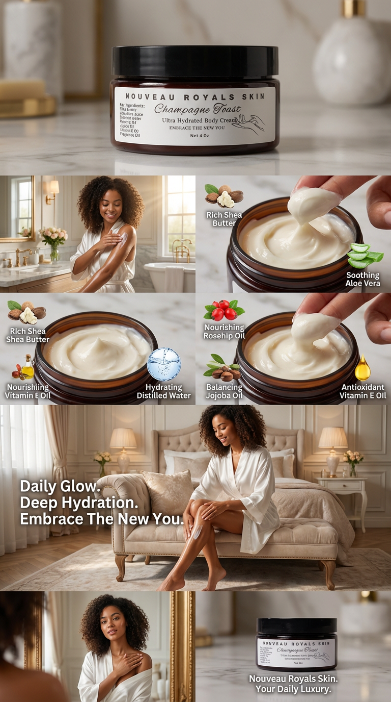 Champagne Toast Ultra Hydrated Body Cream 4 oz