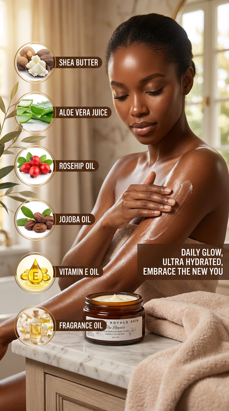 The Royals Body Cream 4 oz