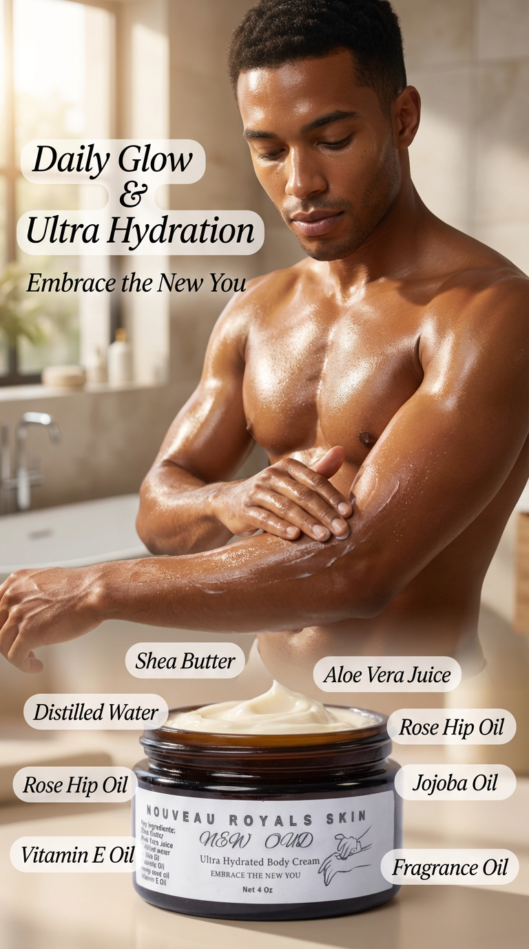 New OUD Ultra Hydrated Body Cream 4 oz