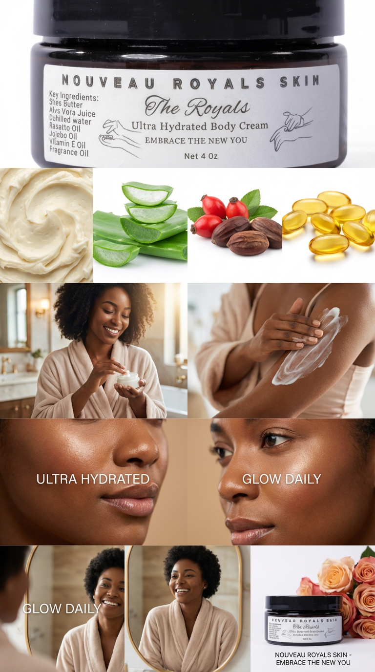 The Royals Body Cream 4 oz