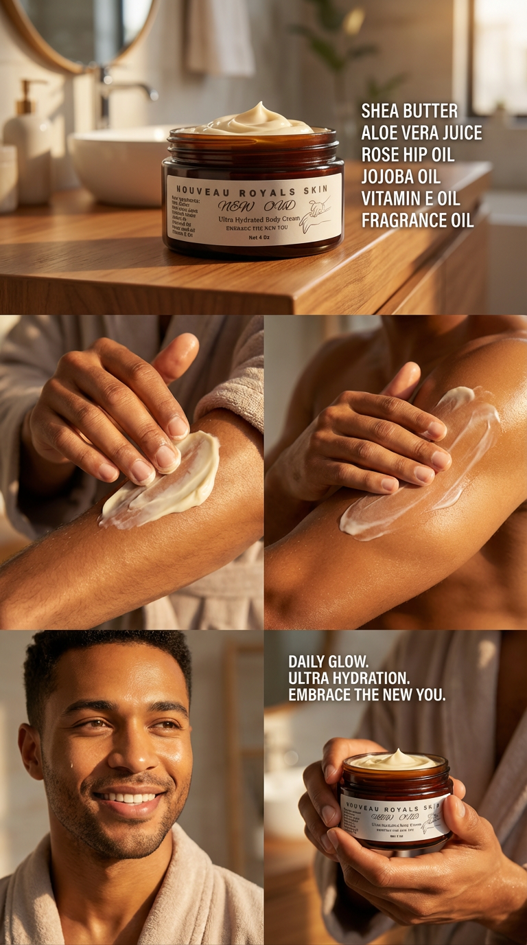 New OUD Ultra Hydrated Body Cream 4 oz