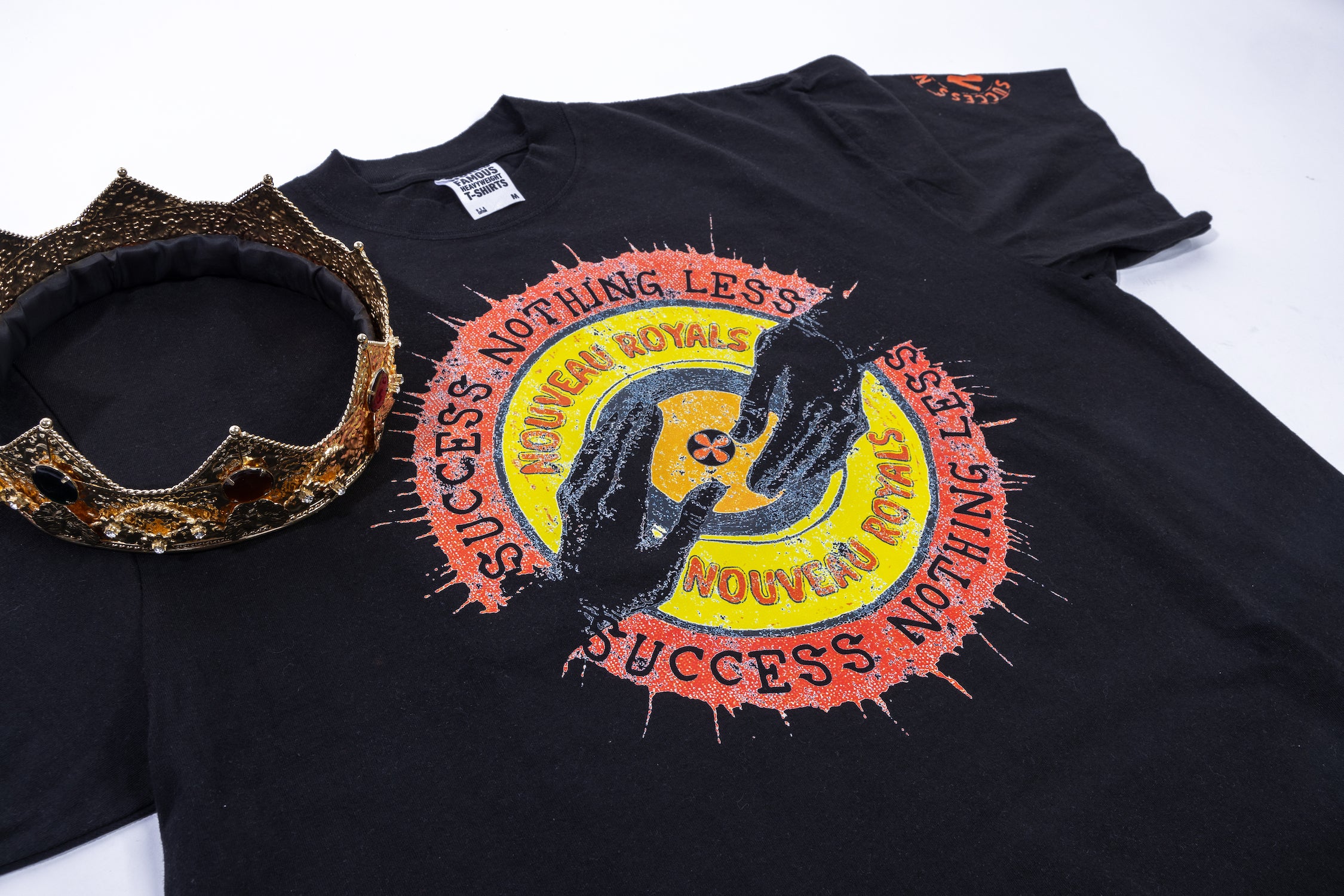Black Oversized Male Crop T-Shirt – Nouveau Royals